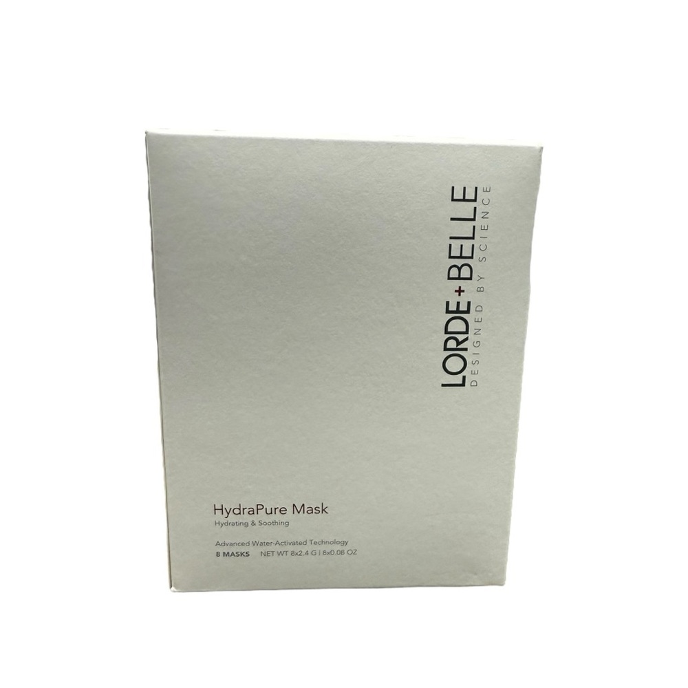 Lorde + Belle HydraPure Mask (8 Masks) New in Sealed Box